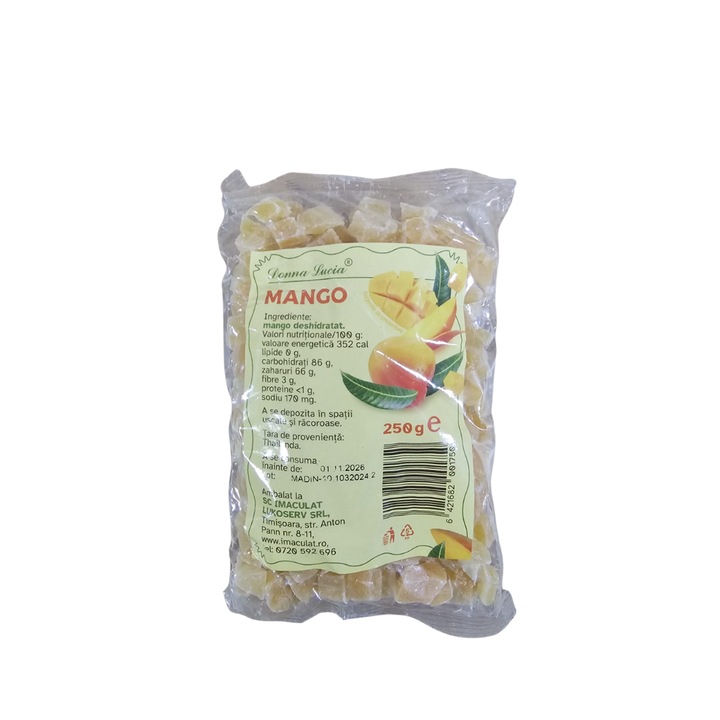 Mango deshidratat, Donna Lucia, 250g