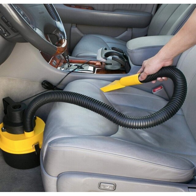 Aspirator Auto Turbo filtru de praf detasabil aspira umed si uscat alimentare la bricheta auto