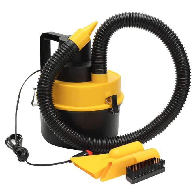 Aspirator Auto Turbo filtru de praf detasabil aspira umed si uscat alimentare la bricheta auto