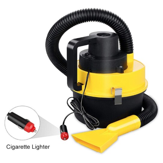 Aspirator Auto Turbo filtru de praf detasabil aspira umed si uscat alimentare la bricheta auto
