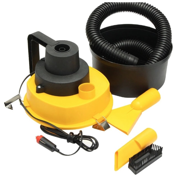 Aspirator Auto Turbo filtru de praf detasabil aspira umed si uscat alimentare la bricheta auto