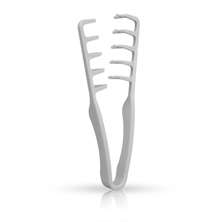 Pieptene texturare, NISH MAN, gri, efect natural, volum controlat