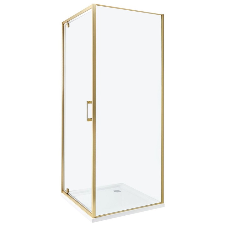 Cabina de dus Darli 70 x 70 x 185 cm Auriu