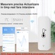 Senzor de temperatură și umiditate Wifi, AOVO, monitorizare de la distanță, alerte, alb, 71x25x20mm