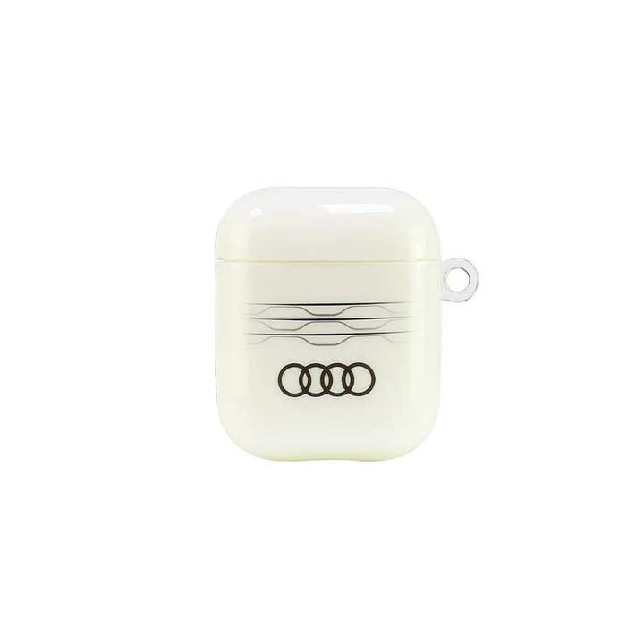 Audi IML Geometric Pattern AirPods 1/2 tok AirPods 1/2 készülékhez fehér AU-IMLAP-A6/D3-WE