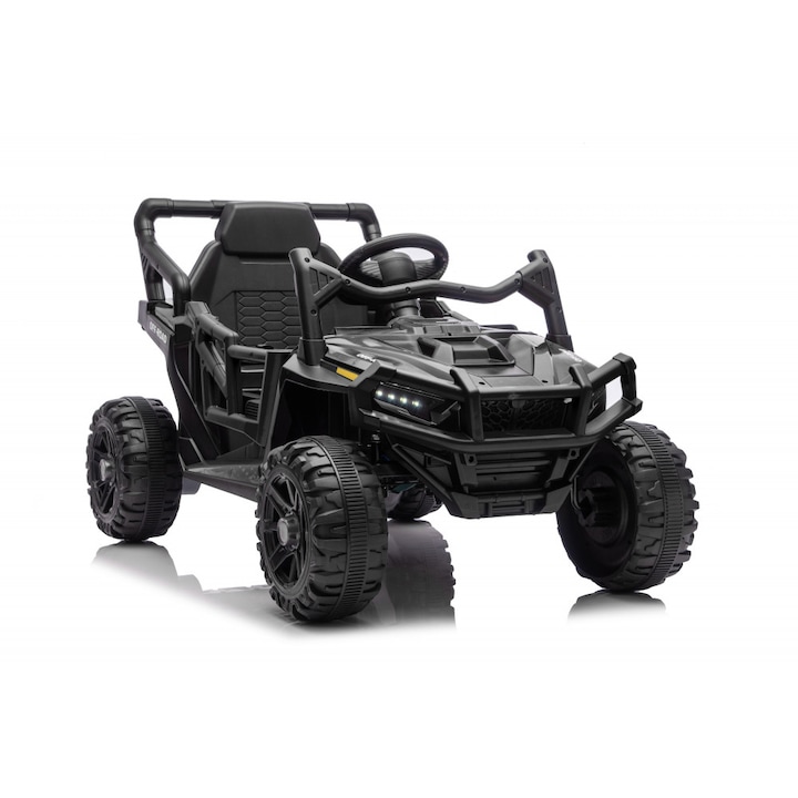Masinuta electrica Nichiduta Off Road UTV, 2 motoare 35W, acumulator 12V, negru, 100x58x60cm