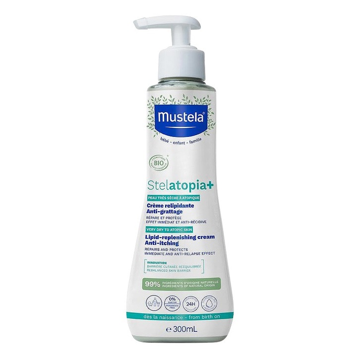Crema de refacere a lipidelor Stelatopia+, Mustela, 300 ml