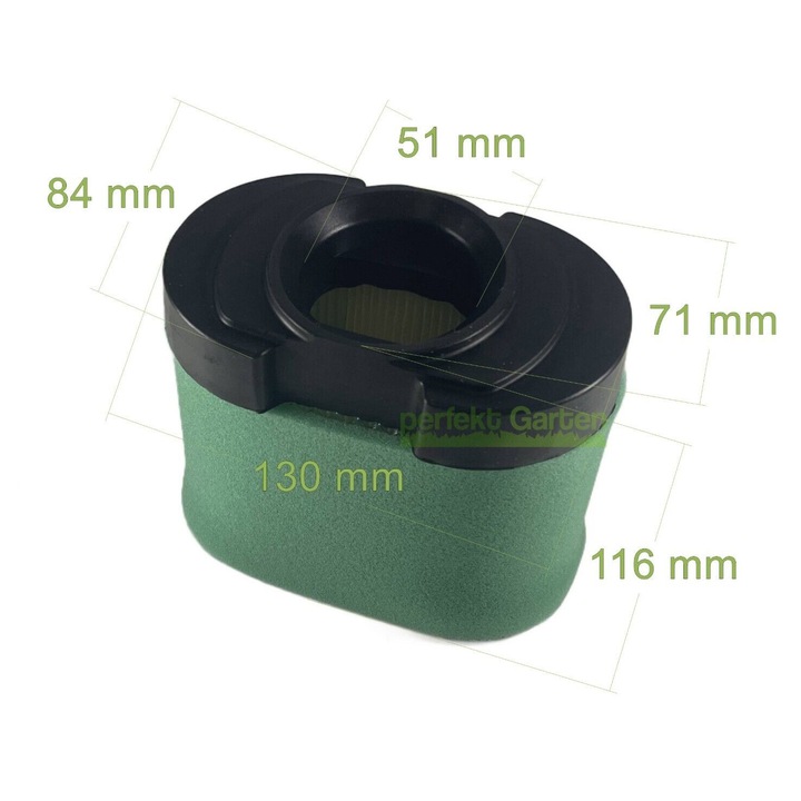 Légszűrő Briggs & Stratton B&S John Deere GY21057 MIU11515 MIU11517 motorhoz