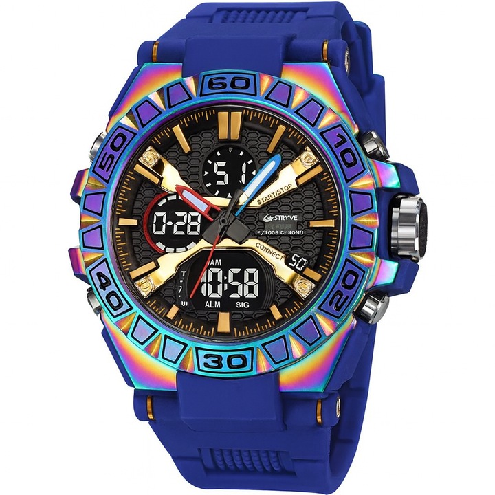 Ceas STRYVE SY-38681 - Albastru / Multicolor
