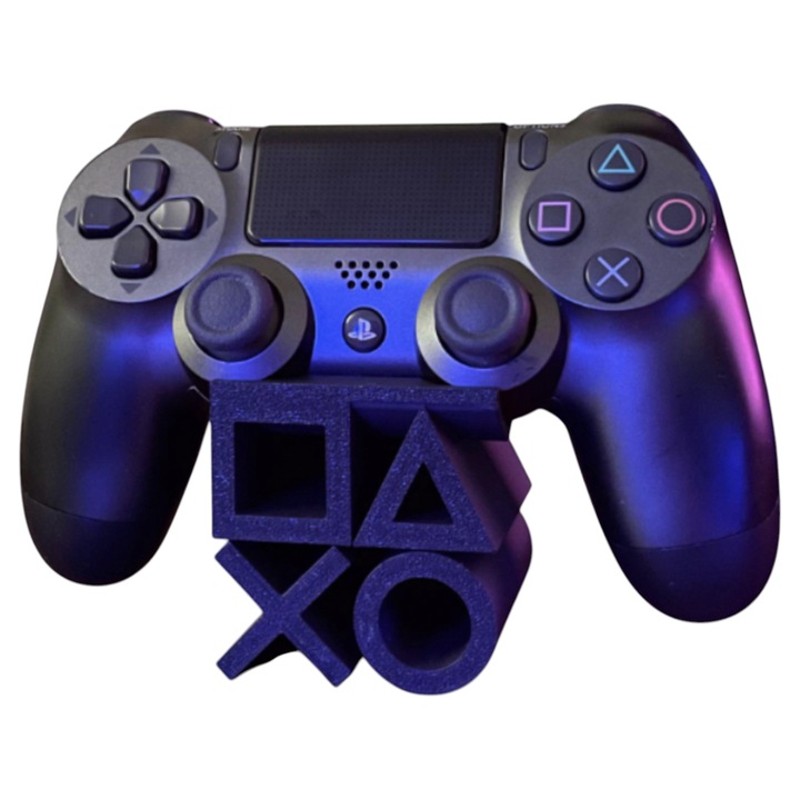Suport pentru controler PlayStation 4, design minimalist, 3D, negru