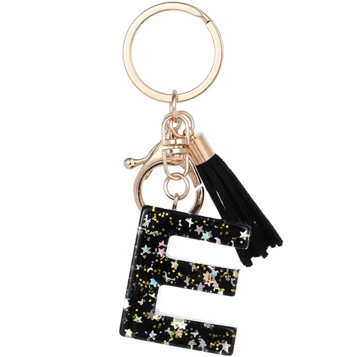 Kulcstartó ABC - E / Fekete