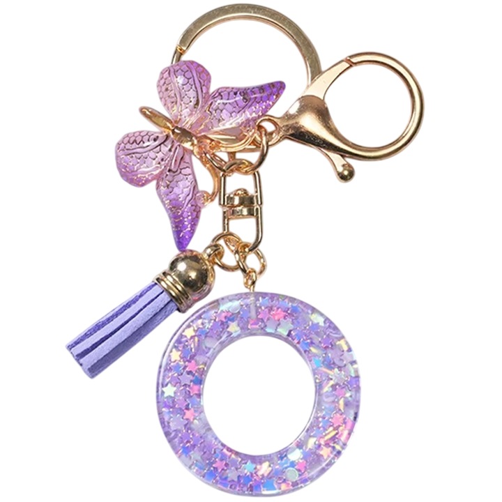 Kulcstartó ABC - O / Ibolya