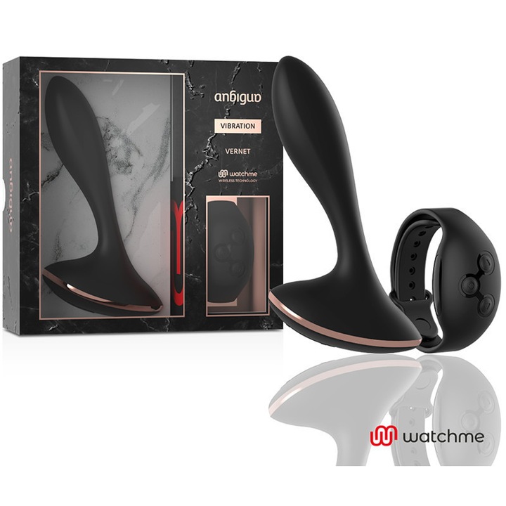 ANBIGUO - távirányítós anál vibrátor dugó