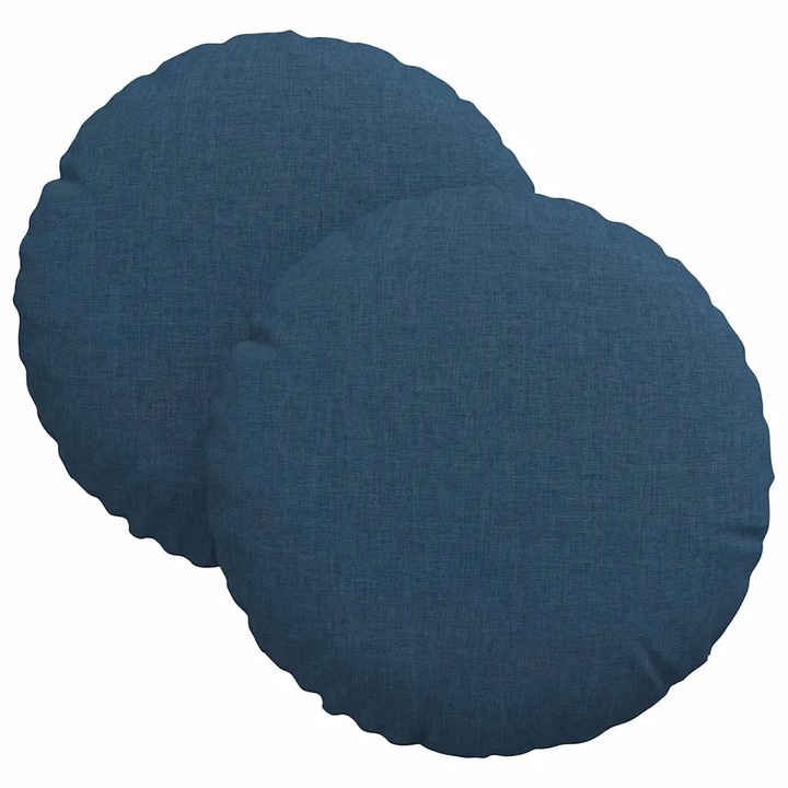 Perne de Sezut 4 pcs vidaXL, Rosu portocalie 40 x 40 x 3 cm