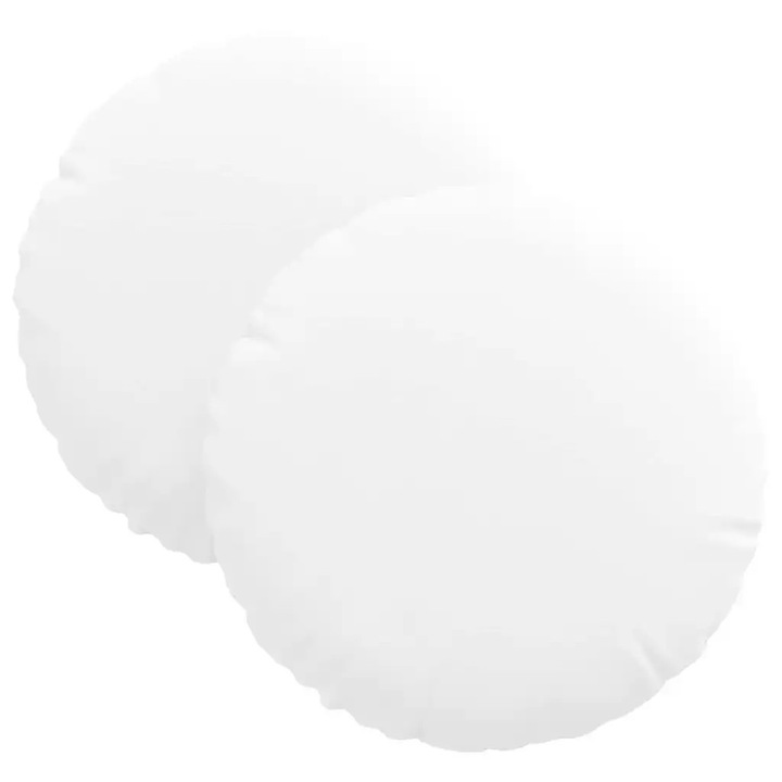 Perne de Sezut 2 pcs vidaXL, Verde deschis Ø30 x 13 cm tesatura