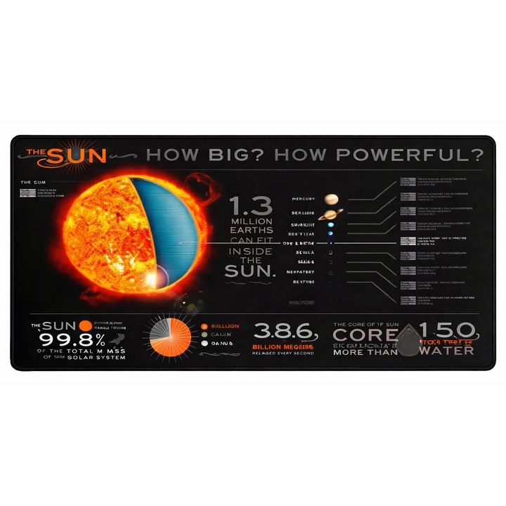 XXL egérpad 80x40 cm, csúszásmentes, irodai és gaming