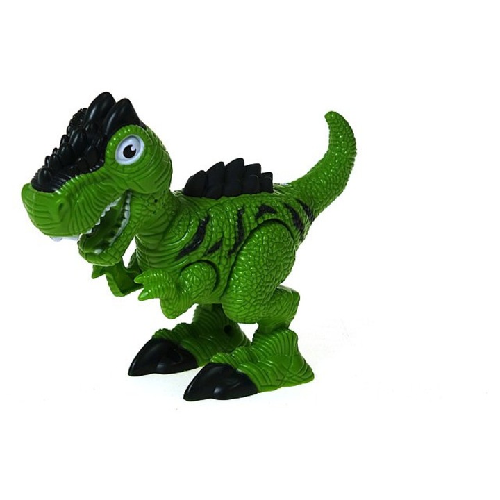 Jucarie interactiva copii, ADAR, dinozaur pe baterie, 18,5x15x8cm
