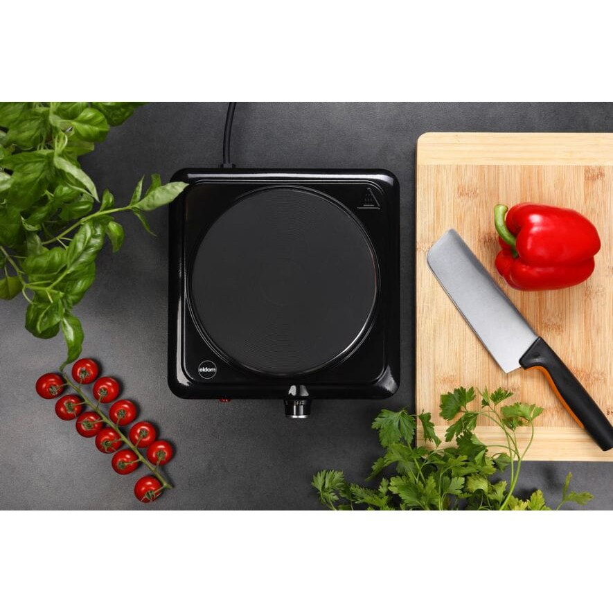 Aragaz electric, Eldom PG12, 1500W, 1 plita, 18,5cm