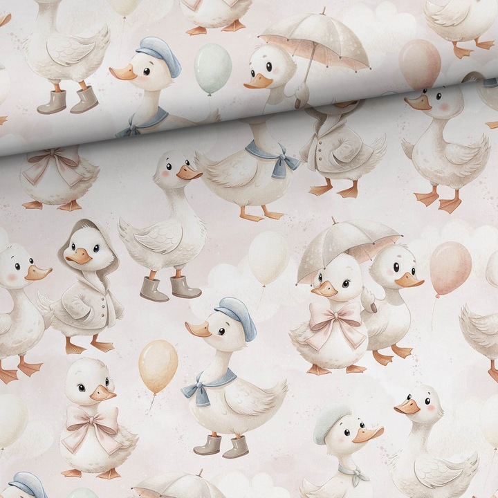 Material textil, Bumbac imprimat Gąski, bumbac 100%