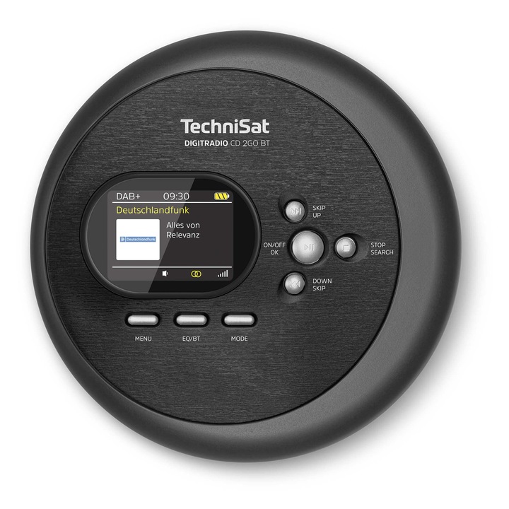 CD player portabil TechniSat, Bluetooth, reluare MP3, DAB+/FM, 6, 65x6, 22x2, 48cm