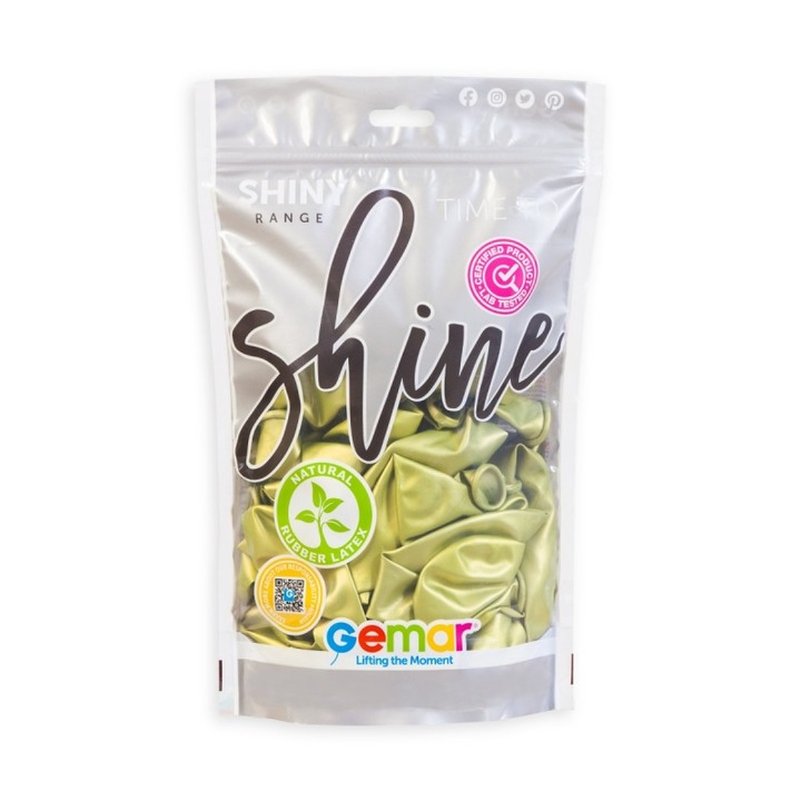 50 darabos latex lufi szett, GB120, 33cm Chrome