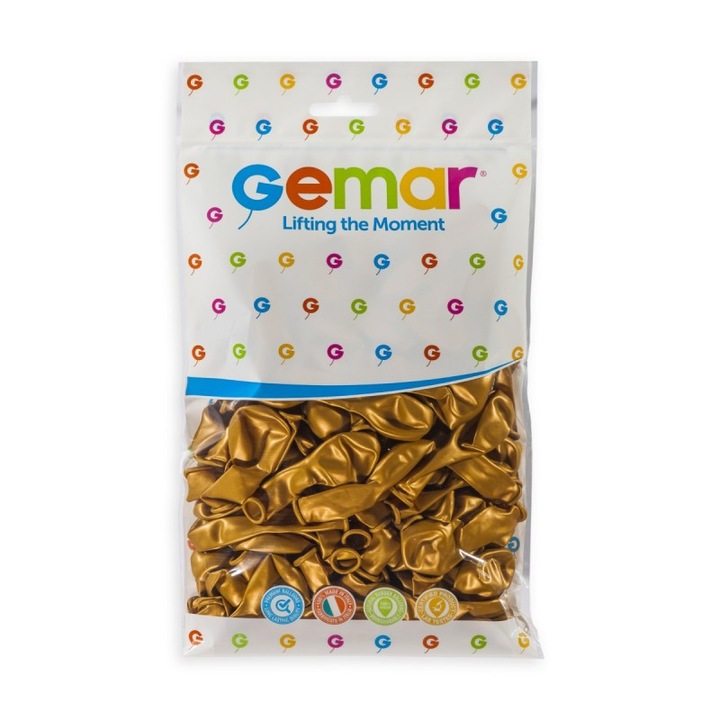 100 db latex lufi készlet, AM50, Arany