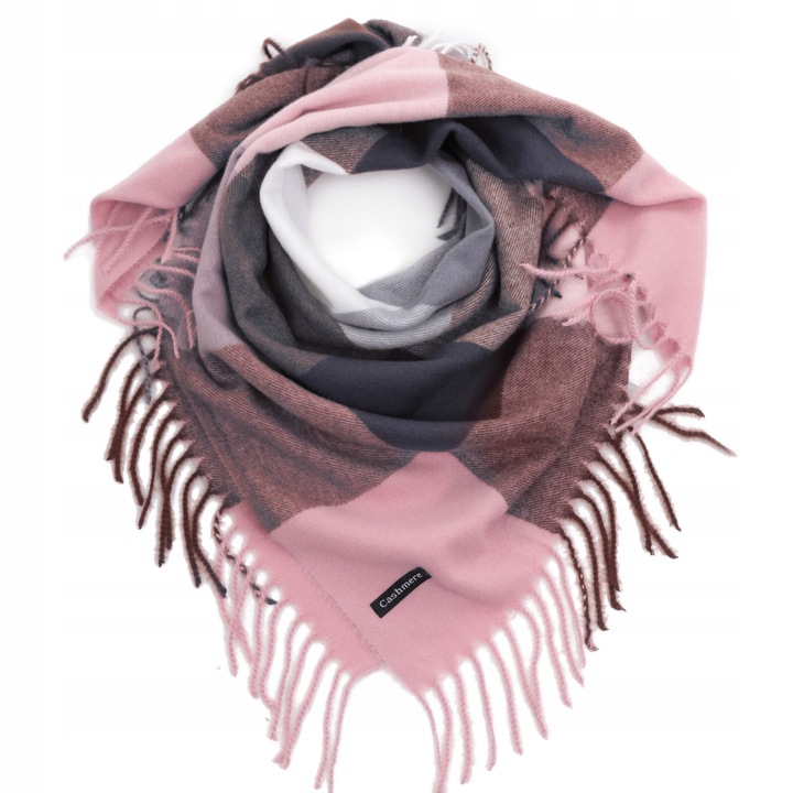 Esarfa dama in carouri multicolor