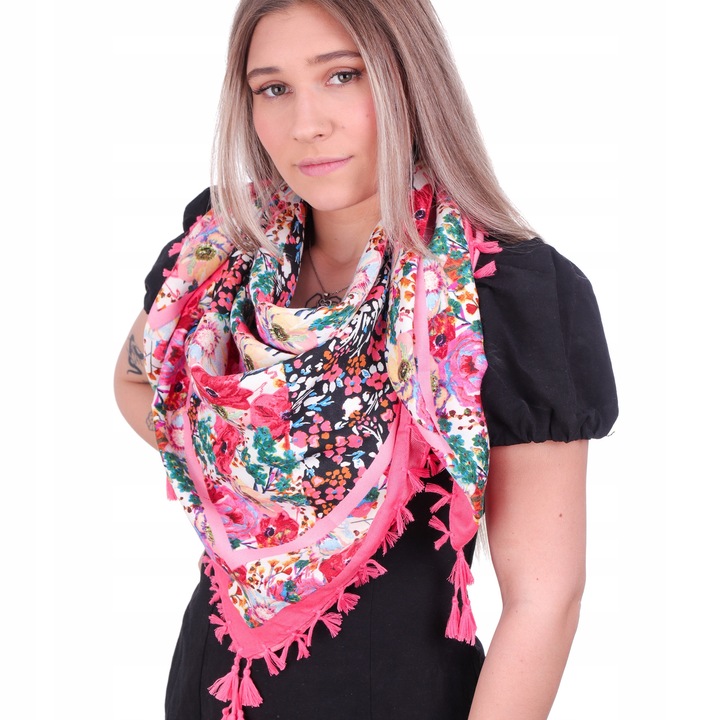 Női sál rózsaszín sál