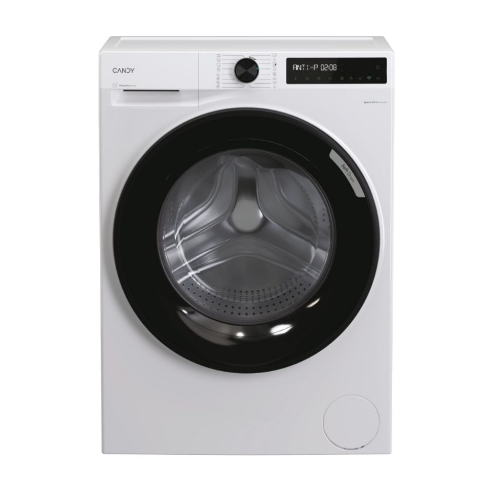 Masina de spalat rufe Candy BR 49BL8-S, Wi-Fi, Speed Drive Inverter, ProActive Wash, Tambur delicat, AI Silent, Clean Shield, Start intarziat, Clatire suplimentara, 9 kg, 1400 rpm, Clasa A, Alba