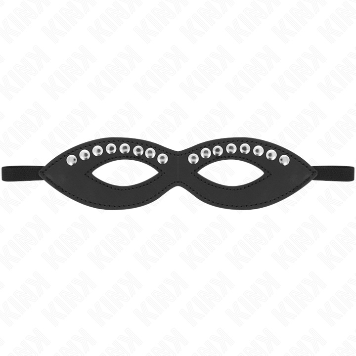 Masca KINK, model cu mini tinte, 20.5x5.5cm, negru