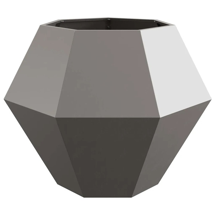 vidaXL Jardiniera Ruginit 100 x 100 x 80 cm