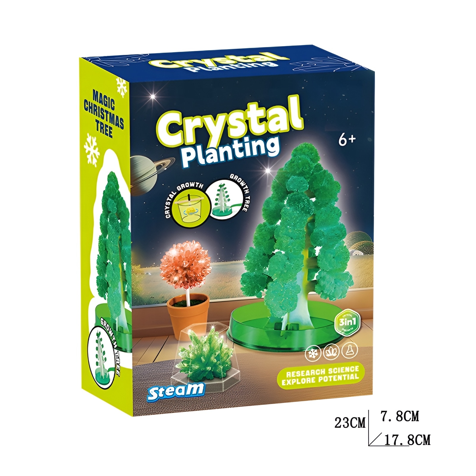 Kit educativ STEM – Copac cu cristale magice care cresc rapid ...