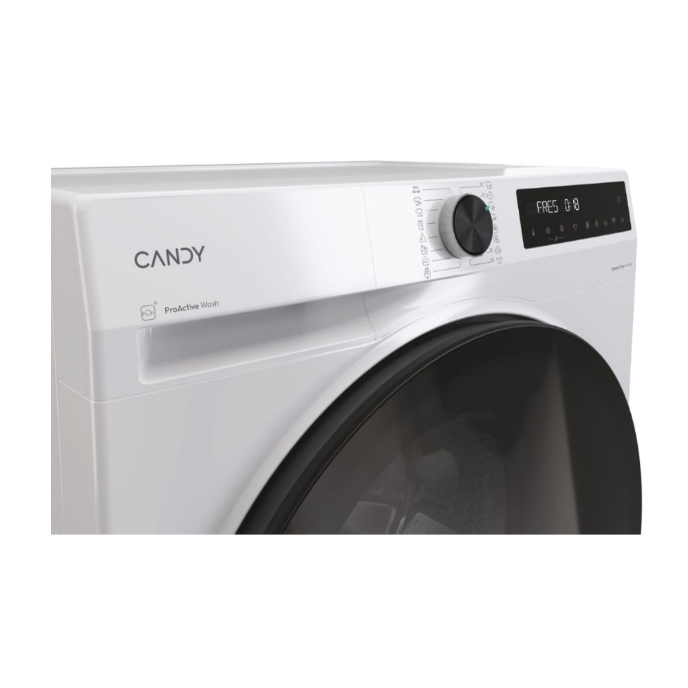 Masina de spalat rufe Candy BP 412BL8-S, Wi-Fi, ProActive Wash, Smart Spray, Clean Shield, AI Silent motion, 12 kg, 1400 rpm, Clasa A, Alba