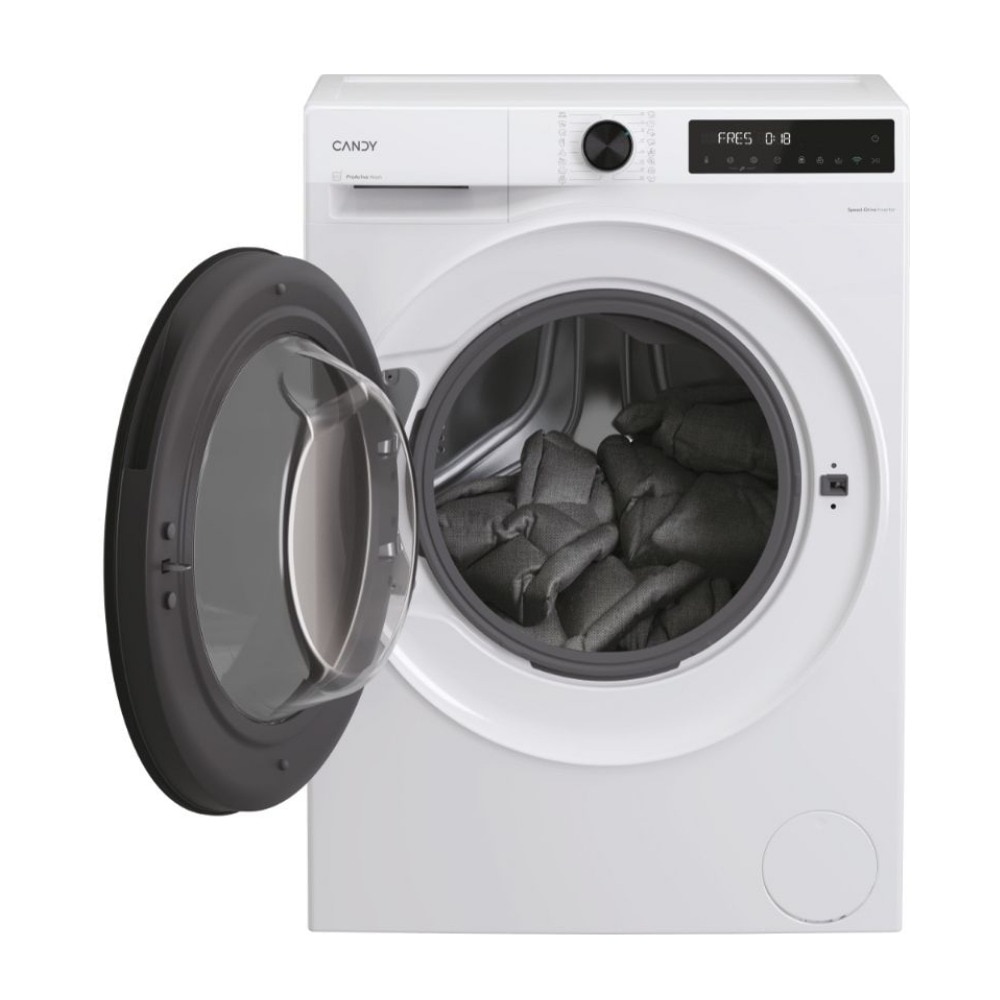Masina de spalat rufe Candy BP 412BL8-S, Wi-Fi, ProActive Wash, Smart Spray, Clean Shield, AI Silent motion, 12 kg, 1400 rpm, Clasa A, Alba