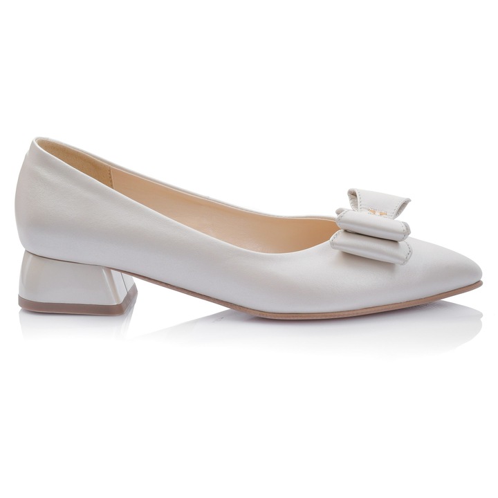 Дамски балеринки от естествена кожа – БЕЖОВ БОКС – BL6 БЕЖ, Бежов/Бежов