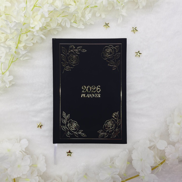 Agenda Bullet Journal Perfect Planners 2026 punctata multicolor A5 148x210mm 123 file