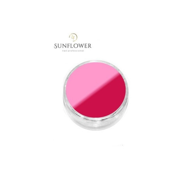 Pigment unghii Sunflower CP041, efect smokey, roz, 1g