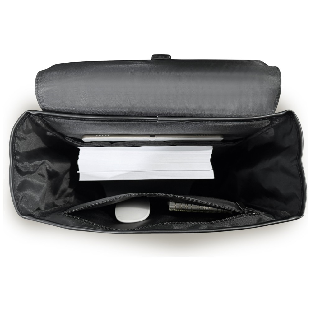 Rucsac BMW Side Pockets Metal Logo pentru laptop 15 inch si accesorii, Negru