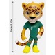 4 darabos FIFA2026 World Cup VICTINY® figurás kabala szett, 10 cm, többszínű (a csomag 3 kabalát és egy focilabda kulcstartót tartalmaz)