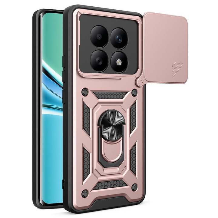 Husa pentru Xiaomi Redmi Note 15 5G / Note 15 4G / Poco M8 5G - Techsuit CamShield Series - Rose Gold