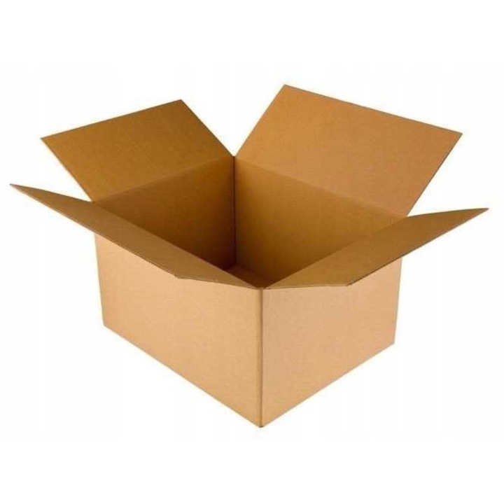 Cutii carton 640x380x190mm, PAKO, set 60 bucati, culoare bronz, 390g/m2