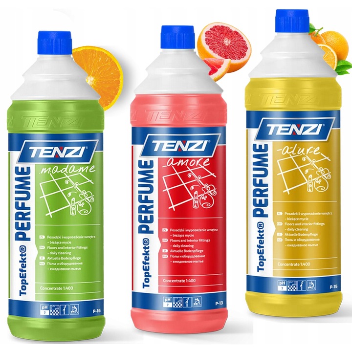 Set Concentrat de curatare, 3 buc, TENZI, 3L, multicolor