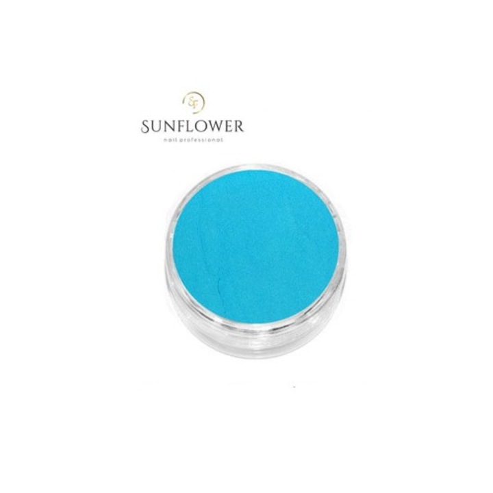 Oja Sunflower Pigment Cosmetic CP004, efect Smokey, albastru neon, 1g