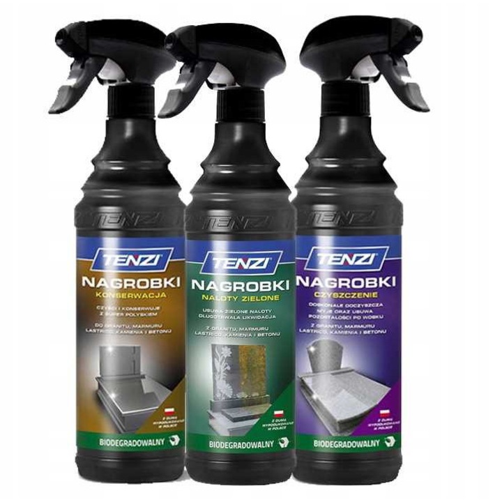 Set de curatare si intretinere a monumentelor, TENZI, 3x600 ml, multicolor