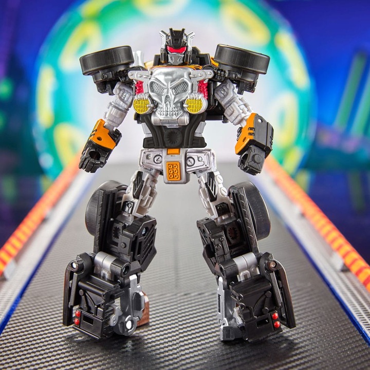 Фигурина Hot Wheels x Transformers, модел Bone Shaker, 12 см, многоцветен