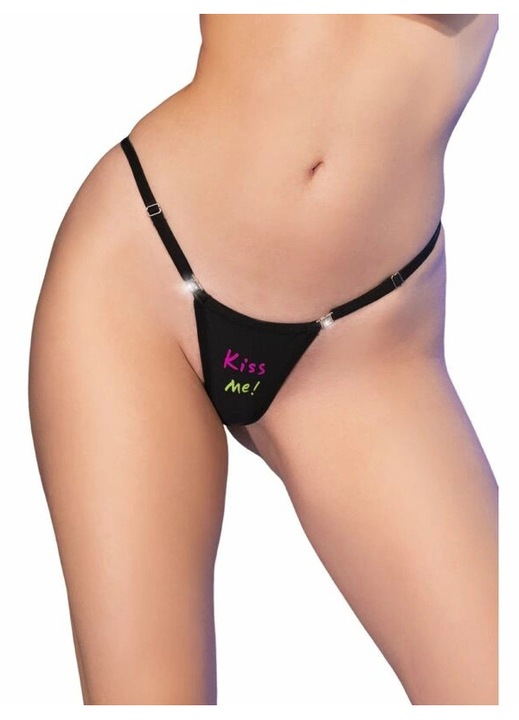 Chiloti, Chilirose, CR 4836, neon mintás, állítható oldalsó cipzárakkal, Fekete