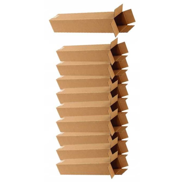 Tuba cartonata PAKO set 10 bucati 150x150x1500mm, 3 straturi, culoare bronz, 400g/m2