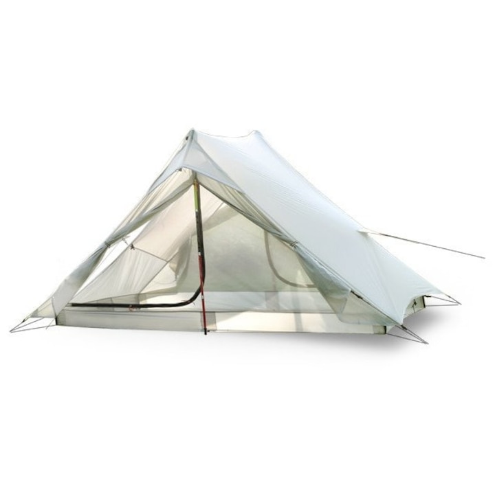 Cort camping ultrausor pentru 2 persoane - maro