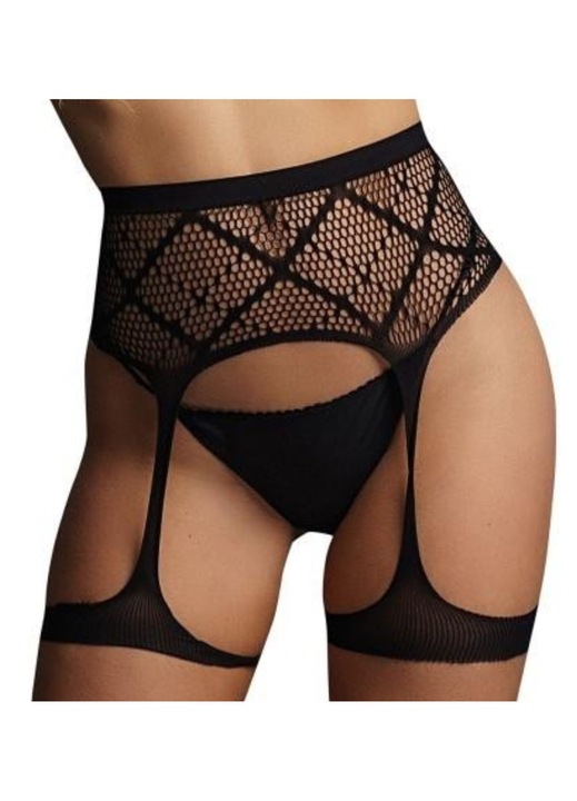 Portjartier din plasa, Le Desir, transparent, negru