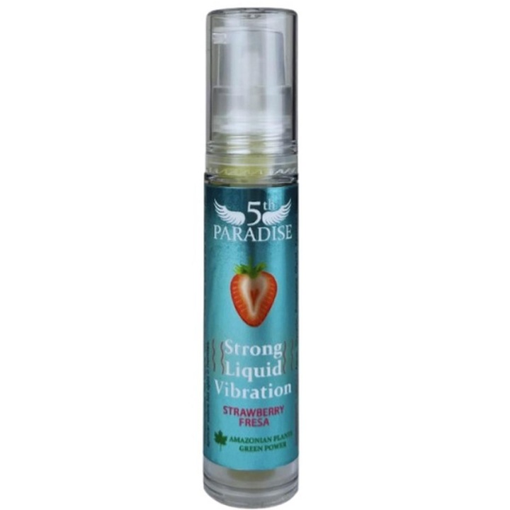 Gel stimulator unisex 10 ml, aroma de capsuni, 5th Paradise